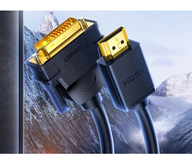 UGREEN Kabel HDMI do DVI 11150 1.5m czarny - 1488976 - zdjęcie 4